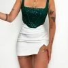 Kameli Boutique Aries Corset Top - Green