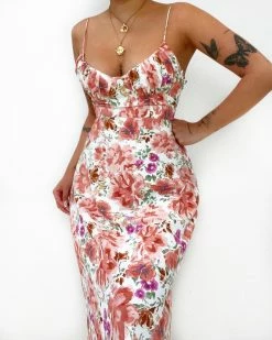 Kameli Boutique Rosalie Floral Midi Dress
