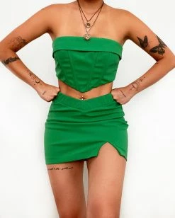 Shareen Lloyd Mini Skirt - Green