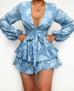 Kameli Boutique Tahiti Floral Playsuit