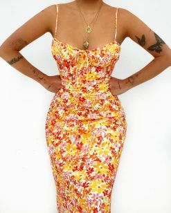 Kameli Boutique Carmella Floral Midi Dress