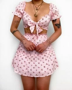 Kameli Boutique Elsy Floral Mini Skirt