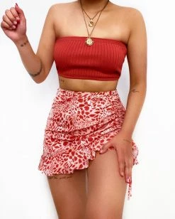Kameli Boutique - shop 5 Kameli Boutique Zendaya Mini Skirt - Orange