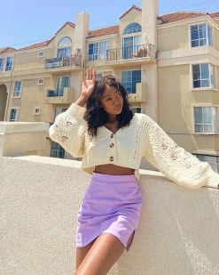 Kameli Boutique - shop 9 Kameli Boutique Thalita Mini Skirt - Lilac